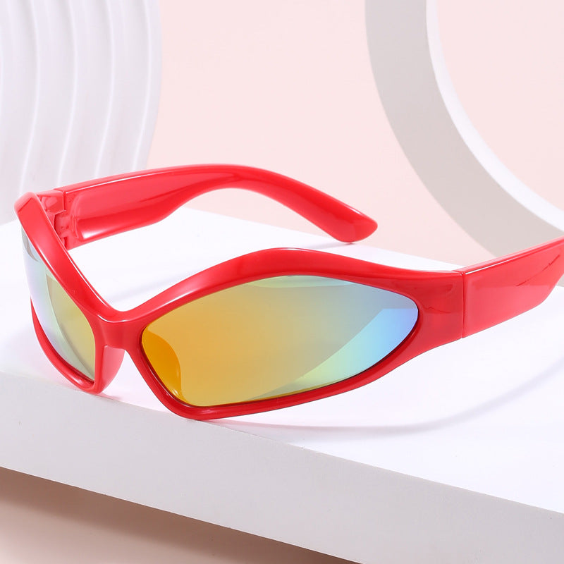 Damen Sportliche Sonnenbrille mit aerodynamischem Design Brehn
