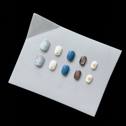 Künstlerisches Press-On Nagel Kit