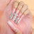 Kreatives Kunstnagelset mit glamourösen Strassverzierungen Brehn