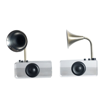 Vintage-inspirierter Bluetooth-Grammophon-Lautsprecher