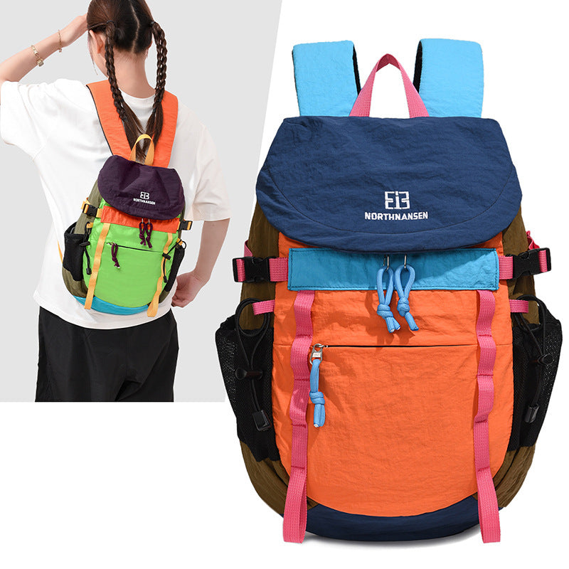 Farbiger Mehrfach-Taschen-Wander-Rucksack Brehn