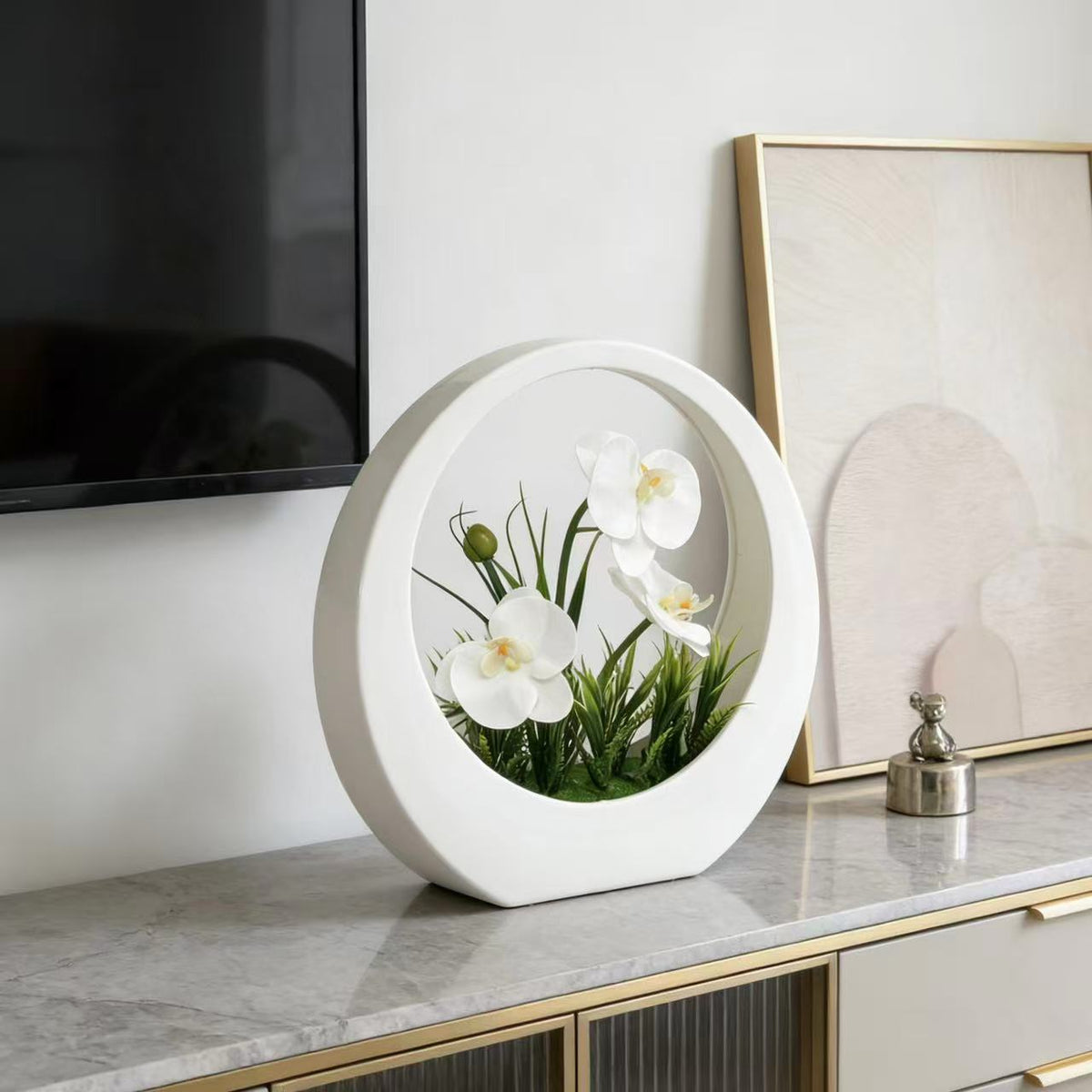 Elegante Orchidee Dekorative Tischmitte