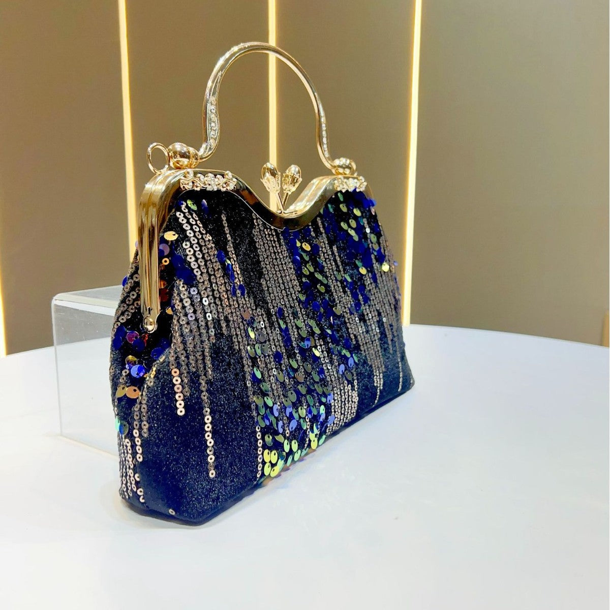 Glitzernde Abend-Handtasche