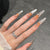 Elegante Press-On Nagelverlängerungen mit Juwelenakzenten Brehn