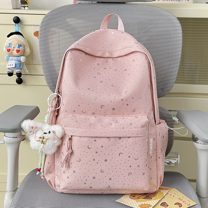 Sternenmuster-Schulrucksack Brehn