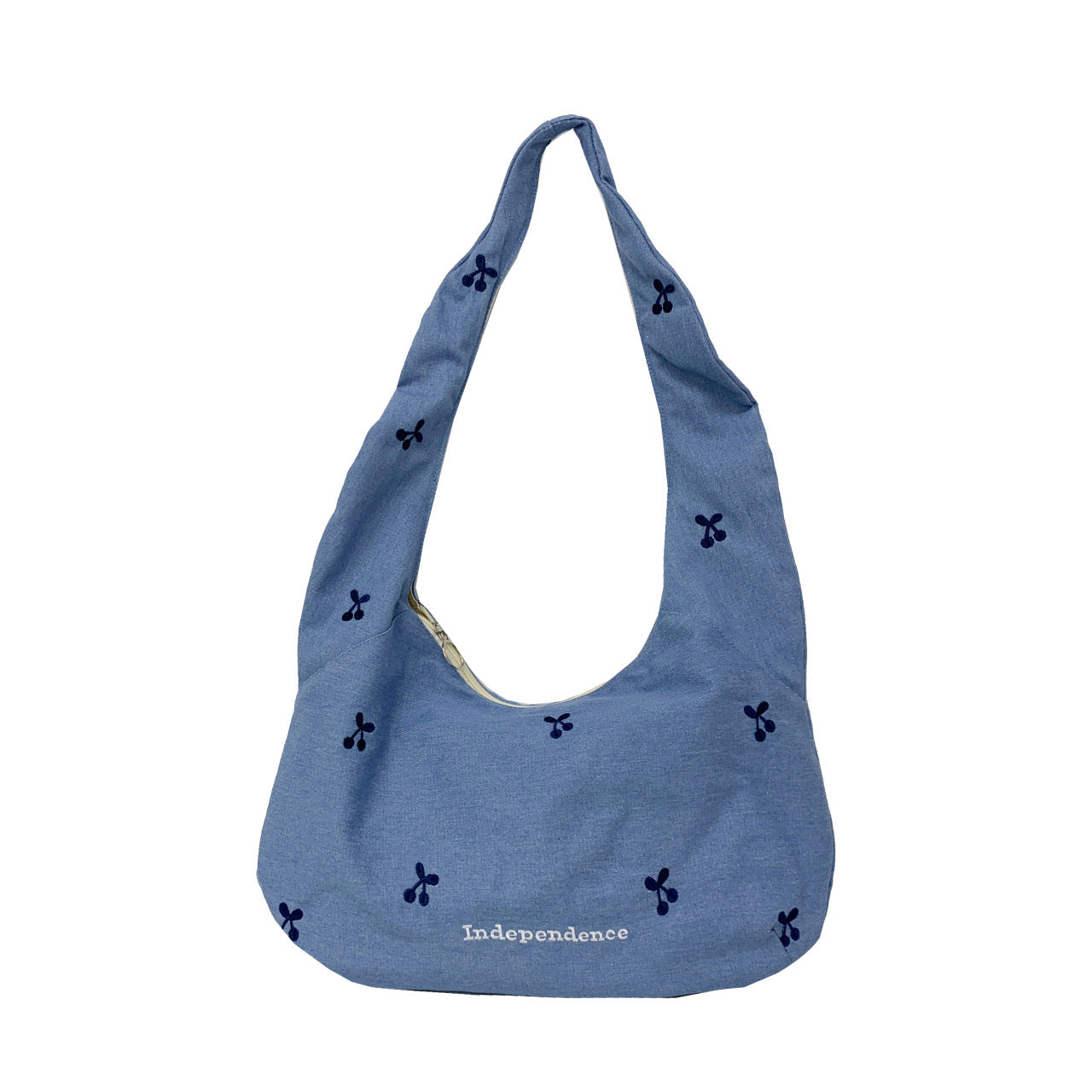 Bequeme Schultertasche mit Originellem Stickmotiv Brehn