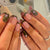 Stern-akzentuiertes kreatives Press-On-Nagelset Brehn