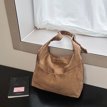 Wildleder Hobo Tasche