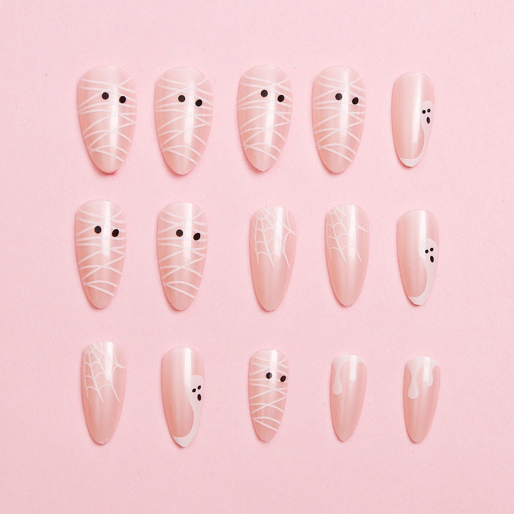 Saisonale thematisierte Press-On Nagelset Brehn