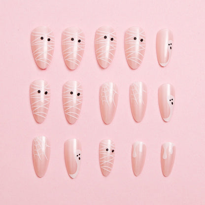 Saisonale thematisierte Press-On Nagelset Brehn