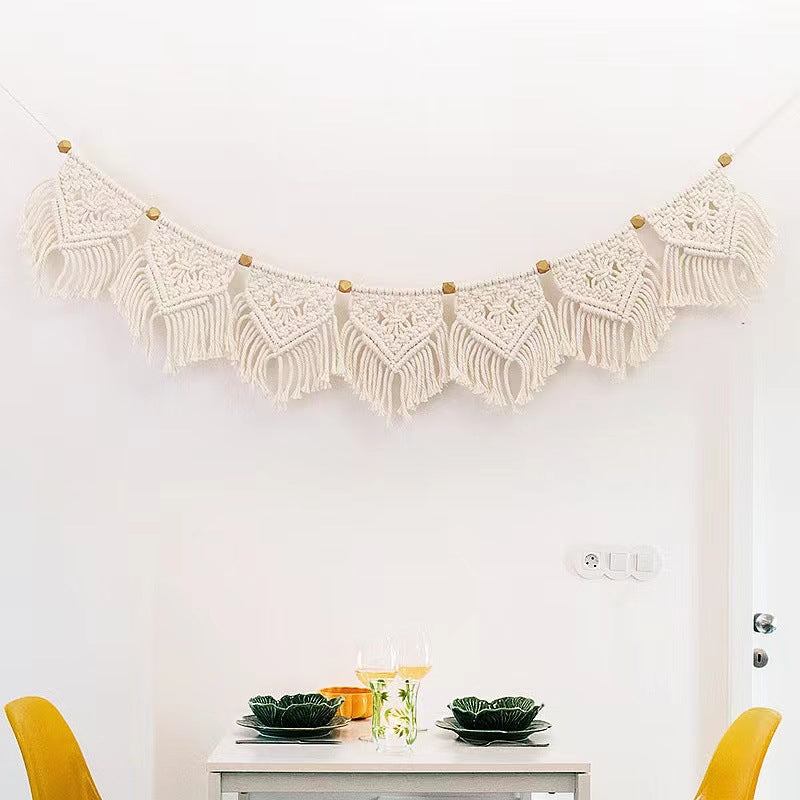 Macramé Wanddeko Girlande