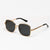 Damen modische kantige Sonnenbrille mit luxuriösem goldenen Rahmen Brehn