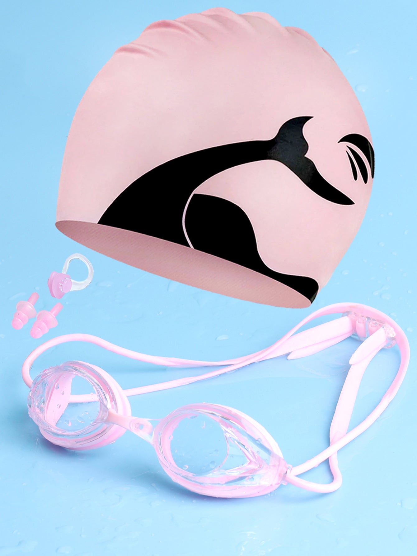 Schwimmbrille mit Verstellbarem Kopfband und Komfortnasenstück Brehn