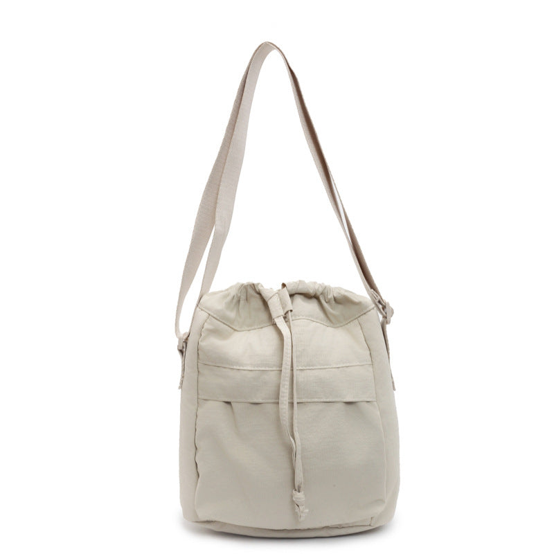 Lässige Kordelzug-Eimer-Tasche Brehn