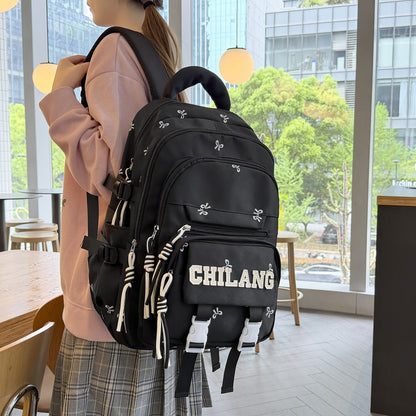 Stylischer gestickter multifunktionaler Rucksack Brehn