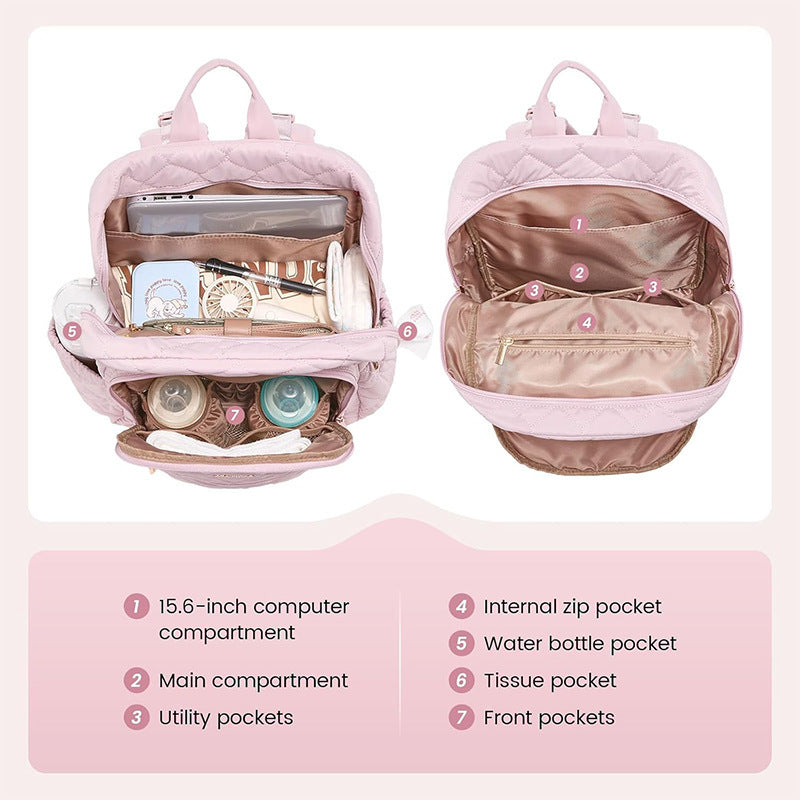 Gepolsterter Rucksack mit Praktischem Innenorganizer Brehn