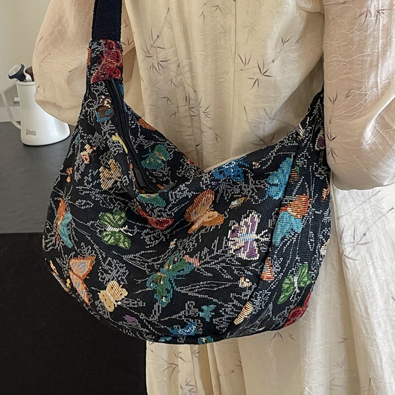 Dekorative Floral Gemusterte Slingtasche