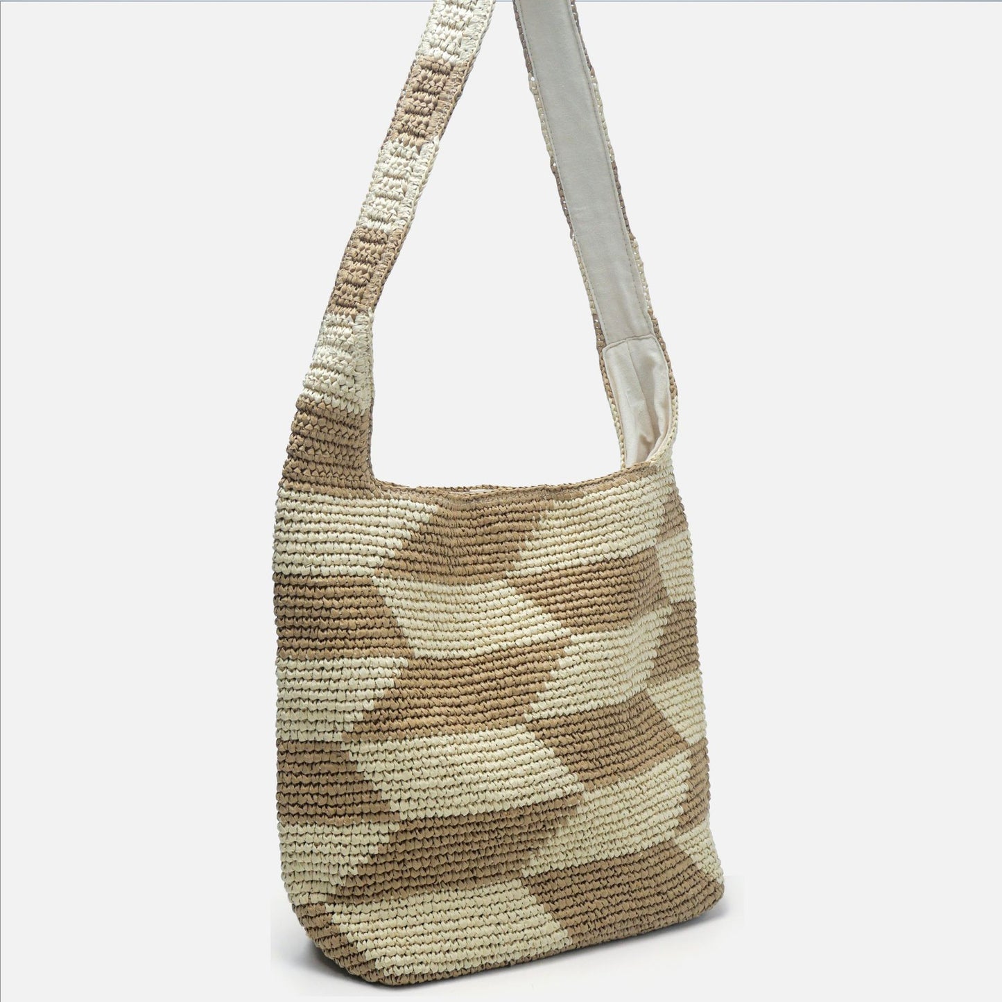 Stilvolle Handtasche Aus Naturgeflecht Brehn