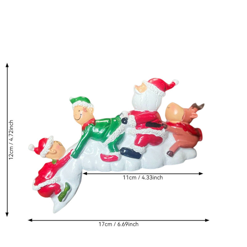 Weihnachtsmann-Dekorationsfigur Brehn