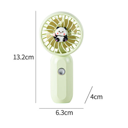 Damen Tragbarer Handventilator mit niedlichem Panda-Motiv Brehn