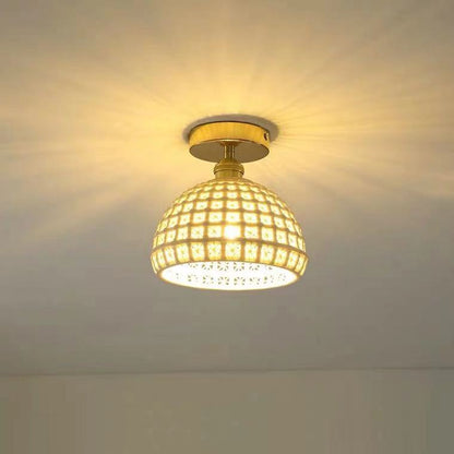 Vintage Glas Flush Mount Licht