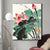 Elegante Blumige Leinwandkunst Brehn