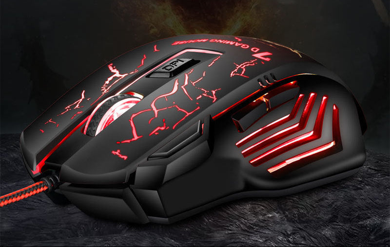 Hochpräzise Gaming-Maus mit einstellbarem DPI Brehn