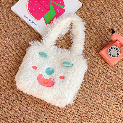 Verspielte Monster Plüschtasche
