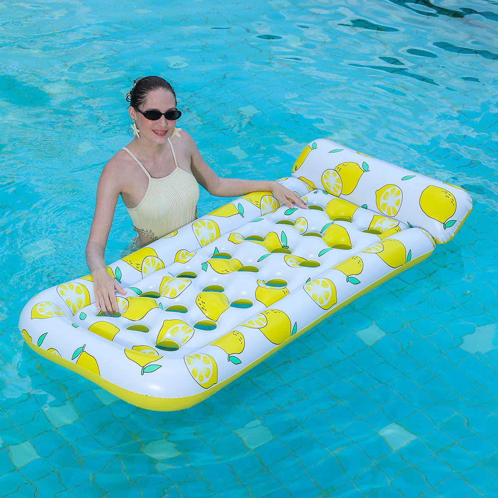 Damen Aufblasbare Wasserliege mit fruchtigem Design Brehn