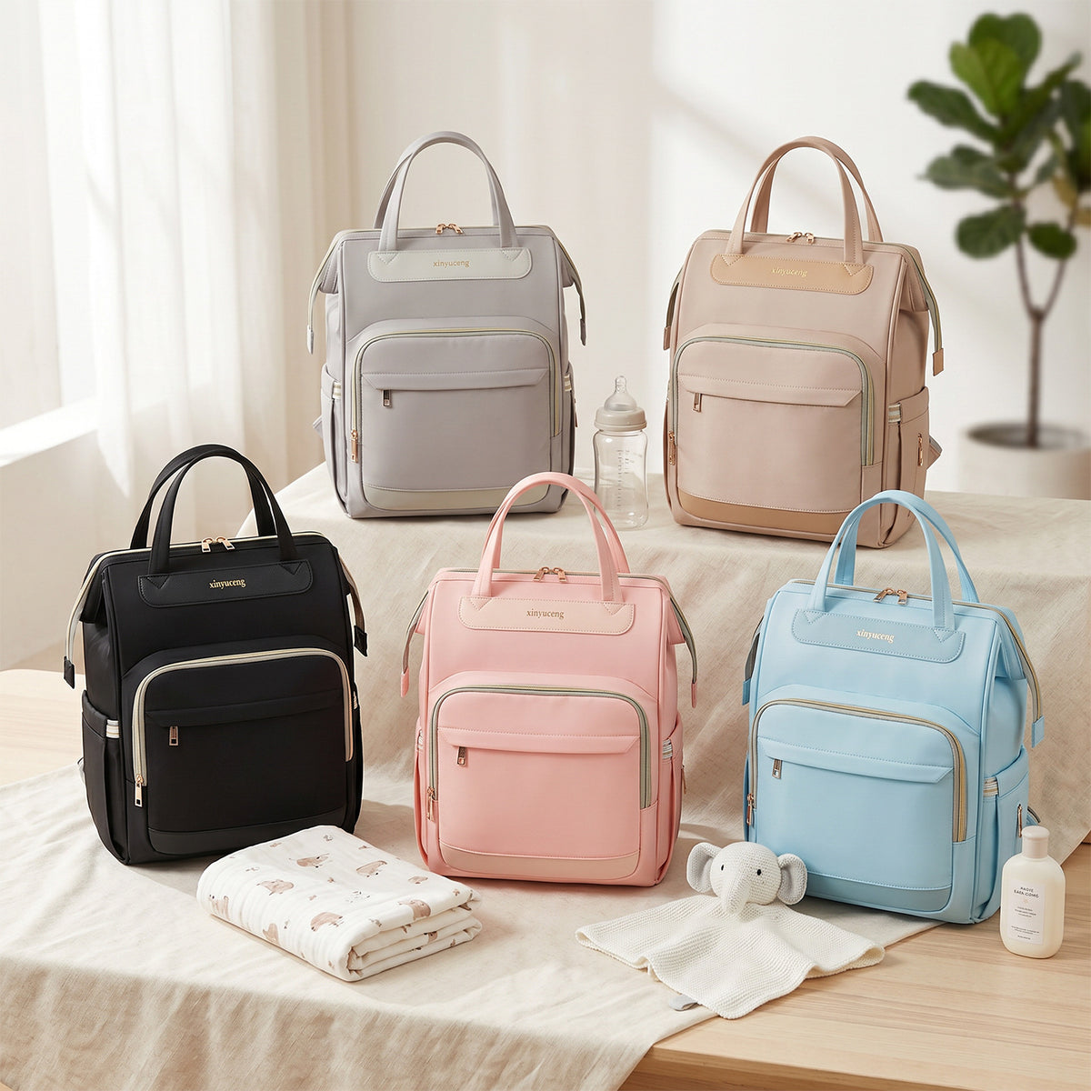Multi-Funktions-Rucksack mit USB-Ladeanschluss Brehn