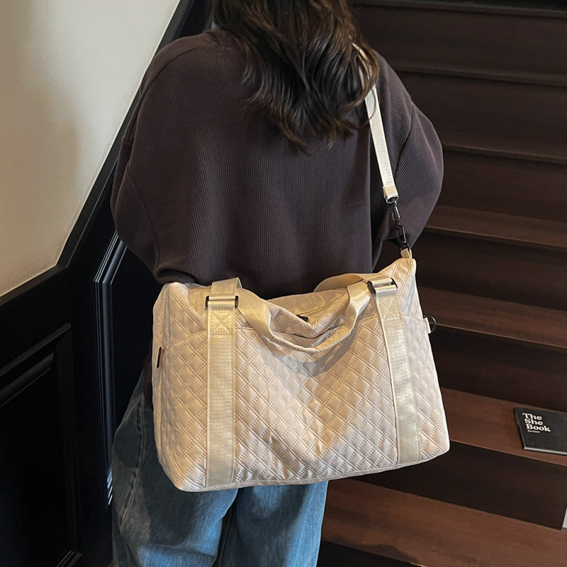 Gepolstertes Stoff Reise Duffle Bag Brehn