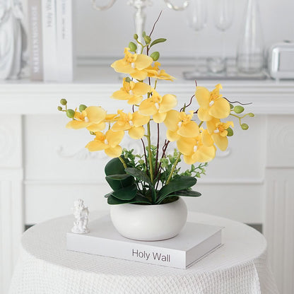 Realistische künstliche Orchideen Dekoration