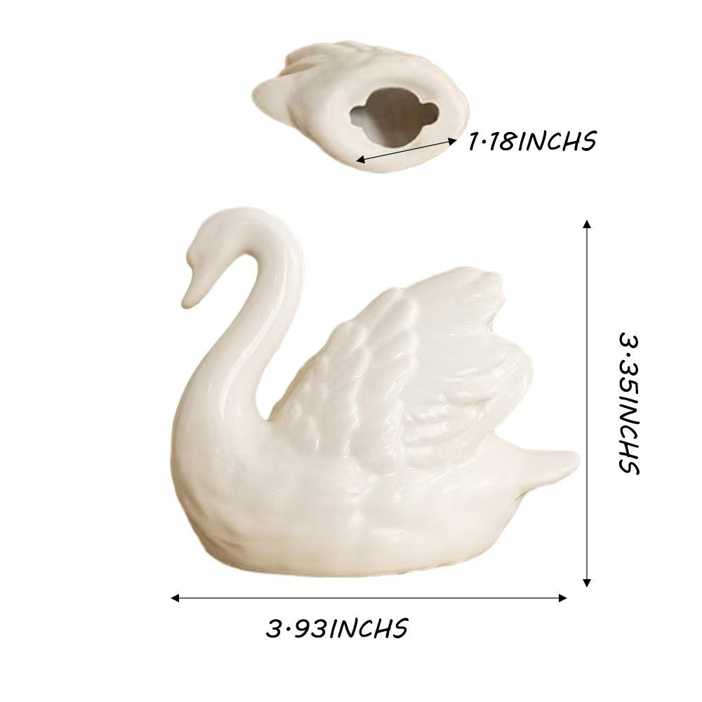 Elegante Keramikschwanfigur Brehn