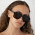 Damen Stylische Sonnenbrille mit quadratischem Rahmen Brehn