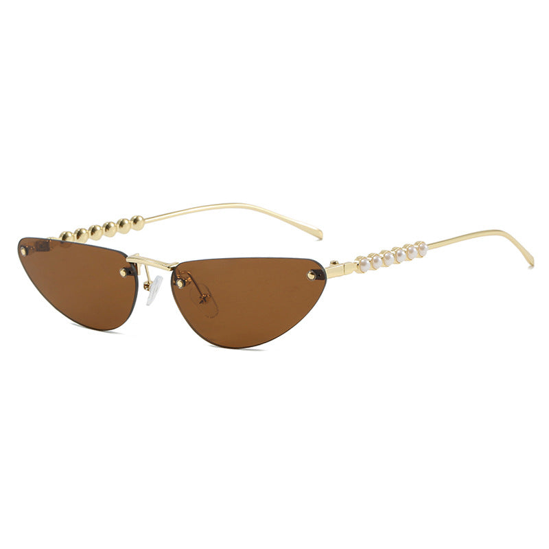 Damen Cat-Eye Sonnenbrille mit luxuriösen Details und schützendem UV-Filter Brehn