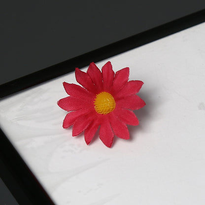 Elegante Stoff Margeritenblume Brosche für dekorativen Gebrauch
