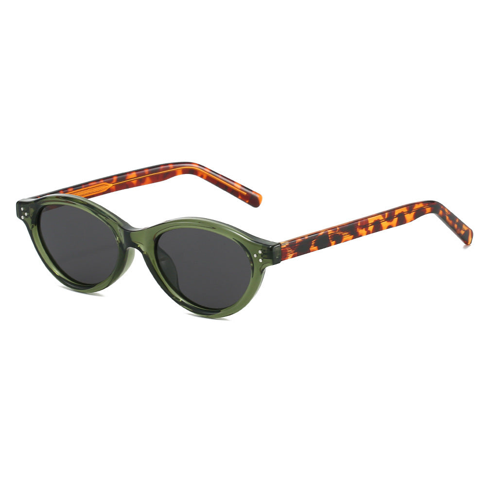 Damen Cat-Eye Sonnenbrille mit elegantem, transparentem Rahmen und UV400-Schutz Brehn