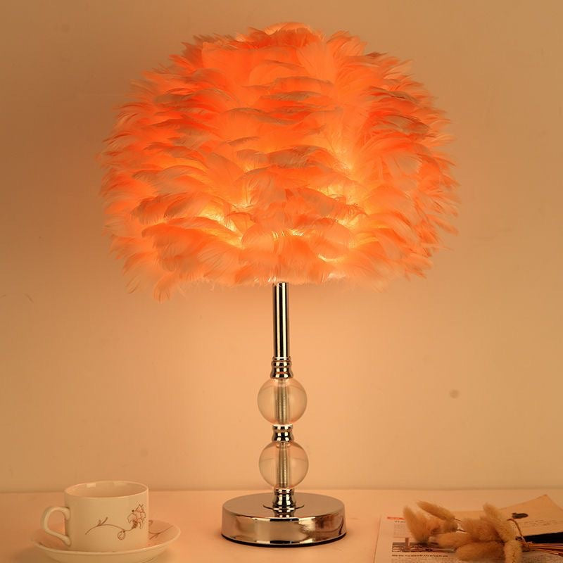 Federnde dekorative Tischlampe