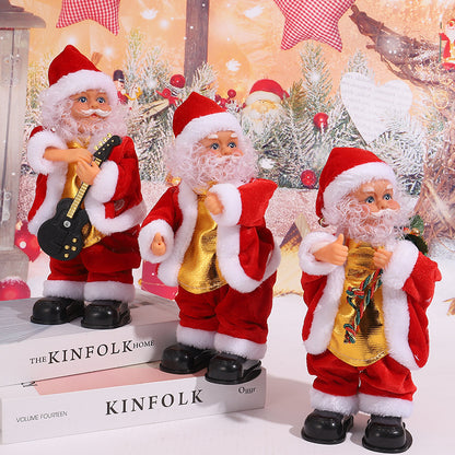Nostalgische Weihnachtsmann Figur Brehn