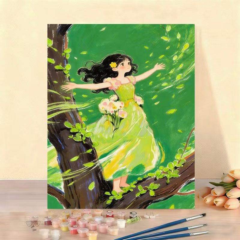 DIY Märchen Leinwand Malset Brehn