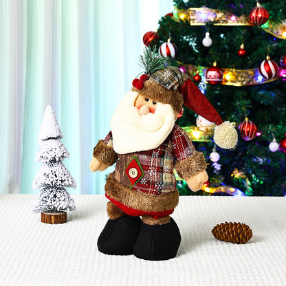 Niedliche Weihnachtsdekorationsfigur im Rentier-Look Brehn