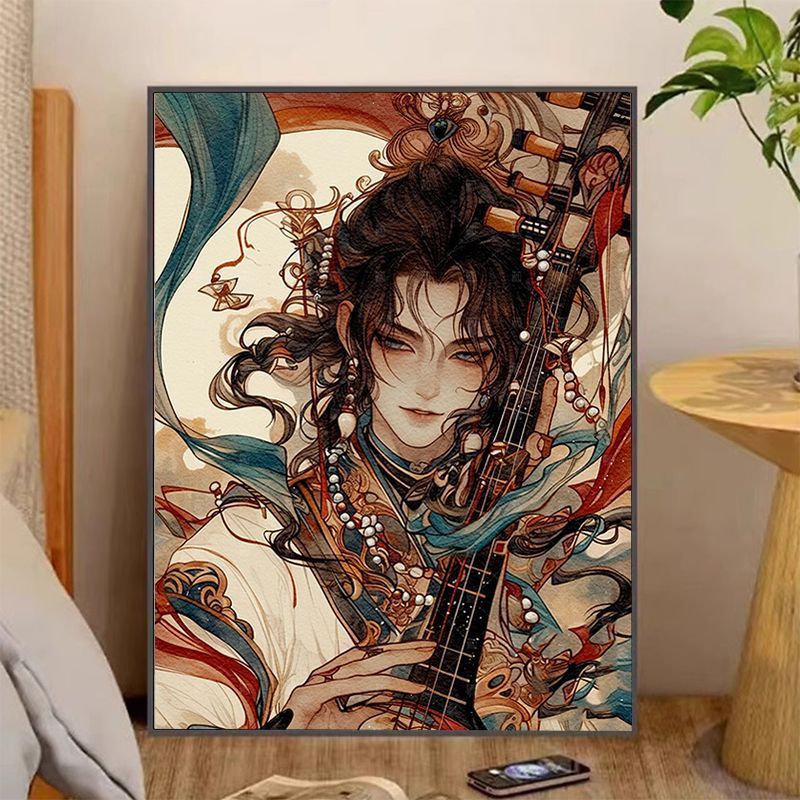 Künstlerische Fantasy-Charakter-Leinwandkunst Brehn