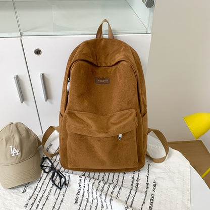 Stylische Wildleder-Rucksack Brehn