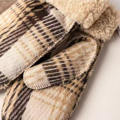 Plüschgefütterte Thermohandschuhe Brehn