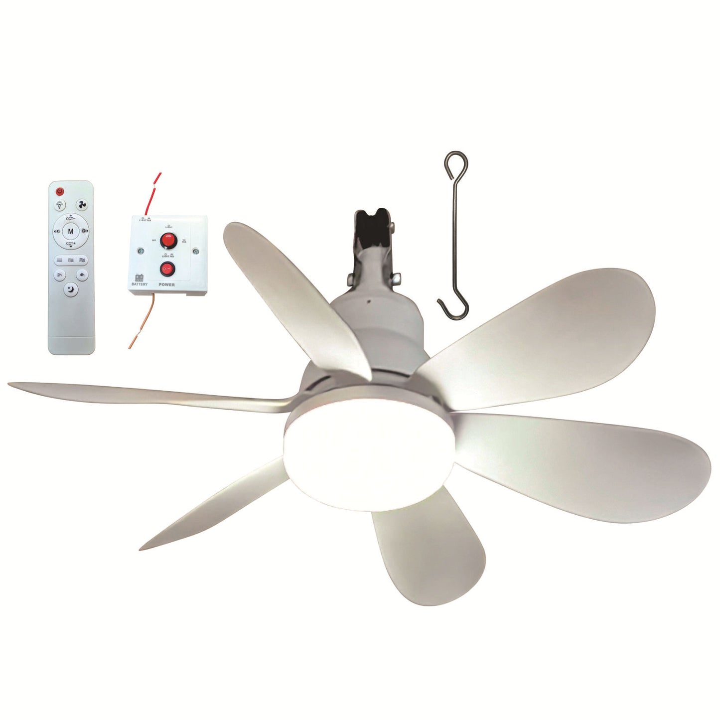 Deckenventilator mit integriertem Licht Brehn