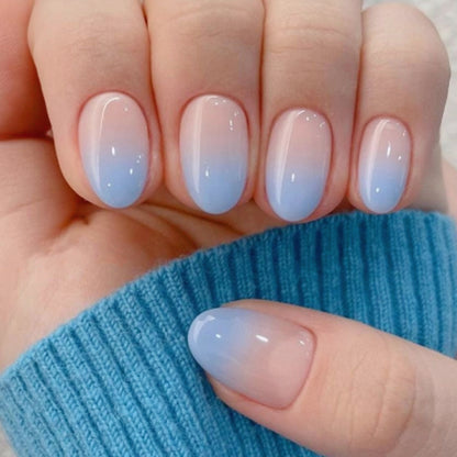 Kunstvolle Ombre-Nagelgestaltung Brehn