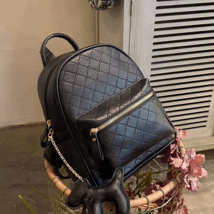 Stylische Strukturierte Mini-Rucksack Brehn