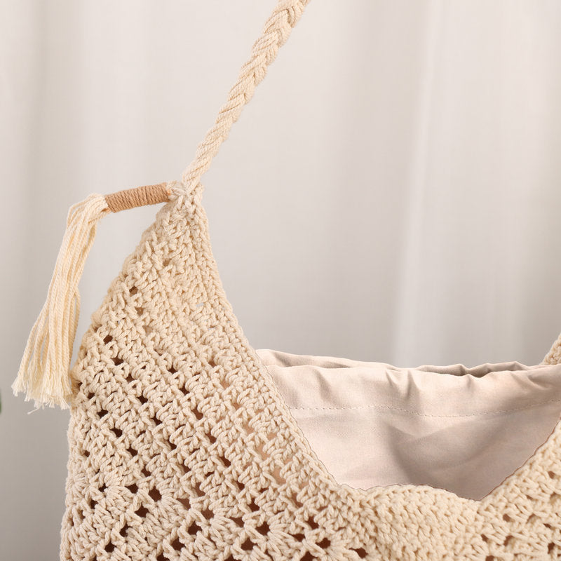 Handgefertigte Makramee-Shopper-Tasche Brehn