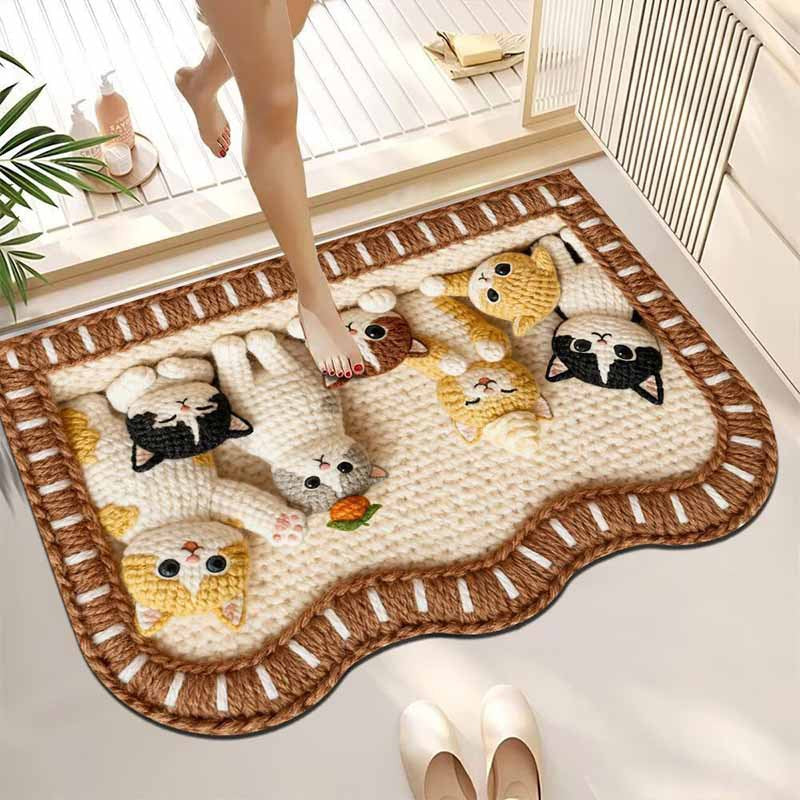 Plüsch Haustier-Themen Teppich