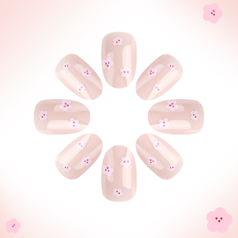 Floral Nail Art Design Brehn